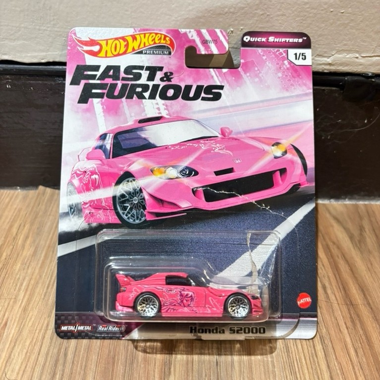 Hot Wheels Honda S2000 Suki Pink Fast & Furious Premium Quick Shifters Loose Tidak Mulus
