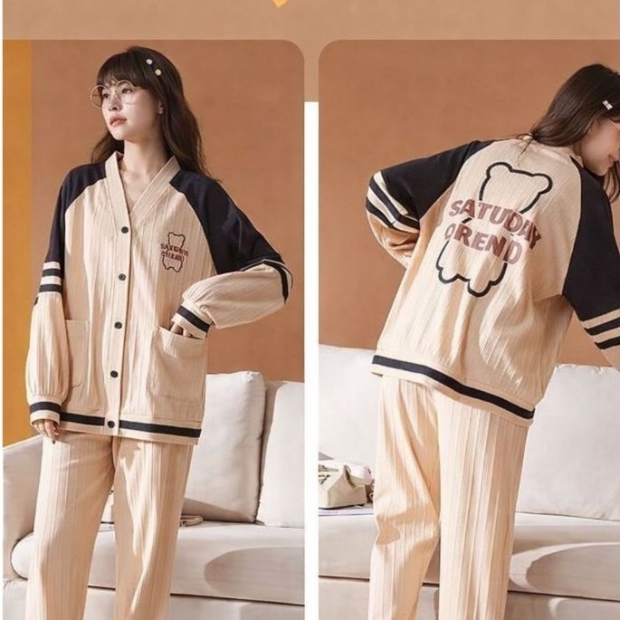 Stelan Oversize Jogger Babydoll PP - Piyama Muslimah Terbaru untuk Wanita dengan Bahan Nyaman dan Le