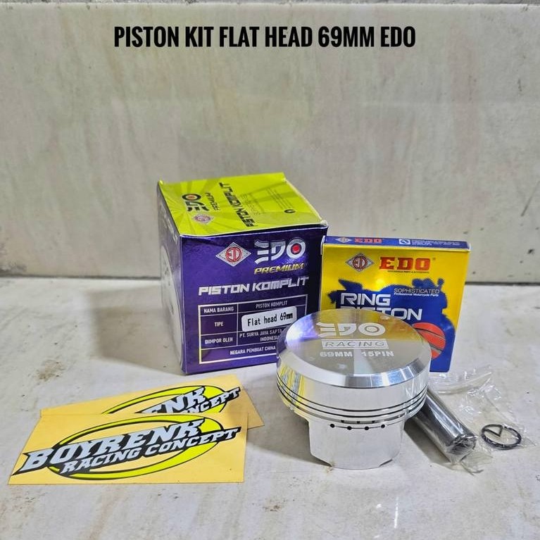 PISTON 68 | 69 | 70 PIN 15 PISTON TIGER 68 PISTON TIGER 70 PISTON DOME CUSTOME EDO  -BOYRENK RACING 