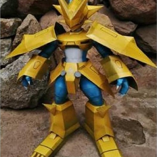 (Mainan Kertas) DIY Papercraft Papercraft Magnamon 20cm