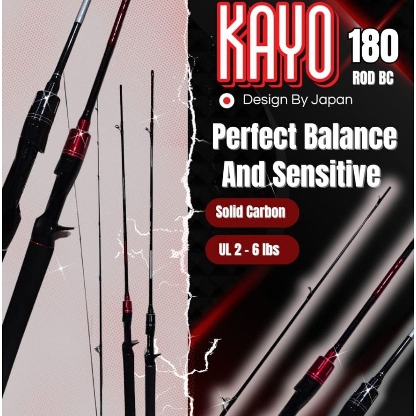 Joran Spinning Fugu Kayo UL BC 180cm Carbon Solid