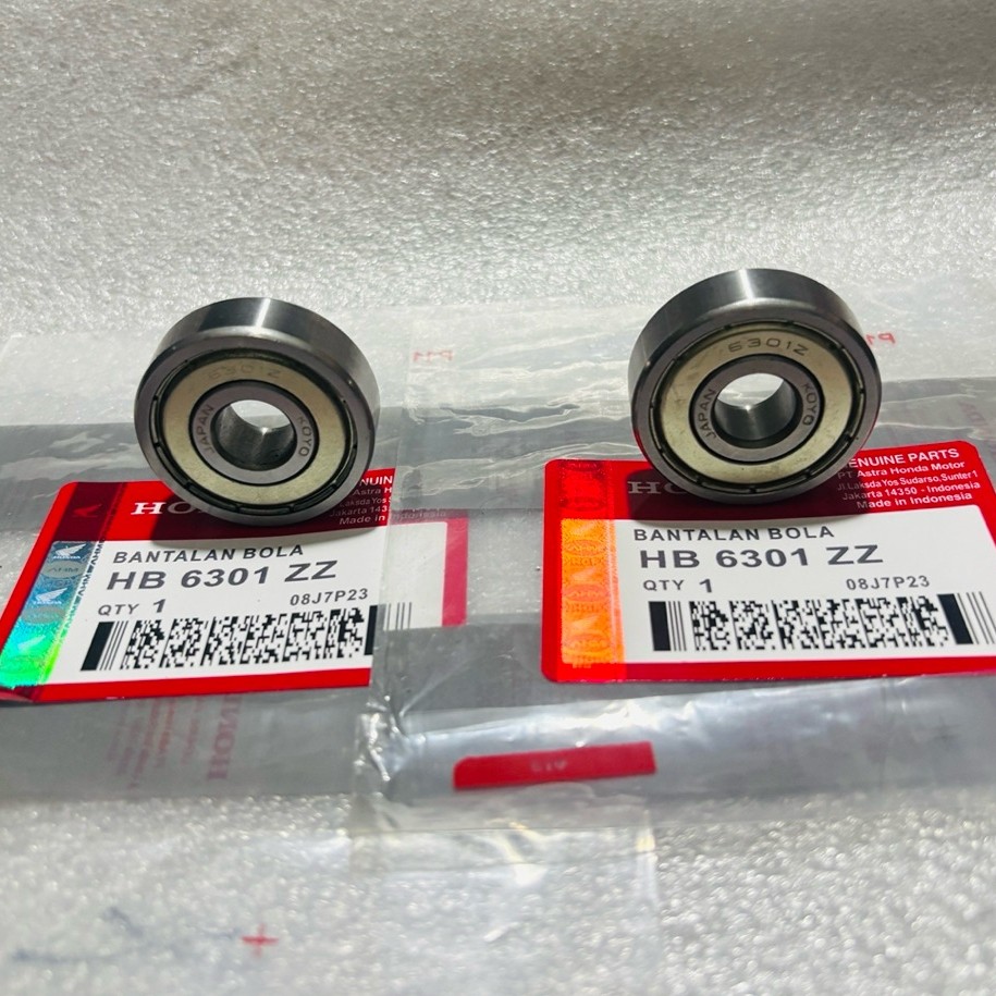 Bearing Laher Roda Depan set 6301zz 2PC Honda CB150 old Led CBR150 old led Megapro Monoshok Verza 15