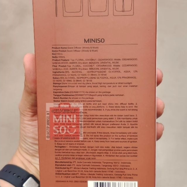 Scent Diffuser WOODY & MUSK 100ml Exp.2028