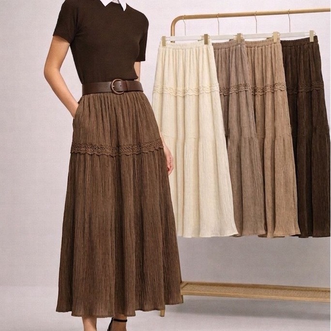 fromme rok corduroy cantik elegan