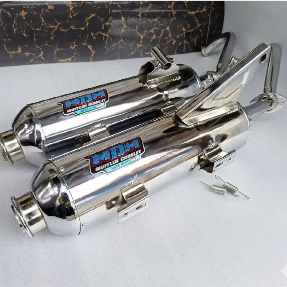 KNALPOT STANDAR RACING MDM MONCONG KENOCI BEAT FI BEAT KARBU MIO SPORTY SPACY GENIO VARIO 150 SCOOPY