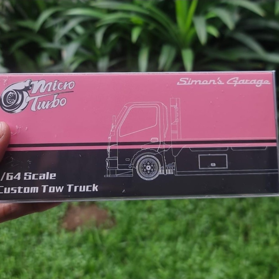 Micro Turbo Custom Tow Truck Simons Garage - PINK