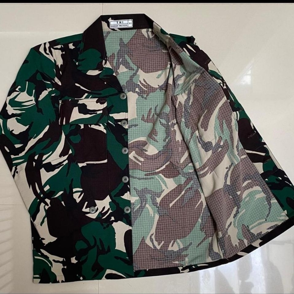 Baju PDL TNI Micropoly Wool Lembut