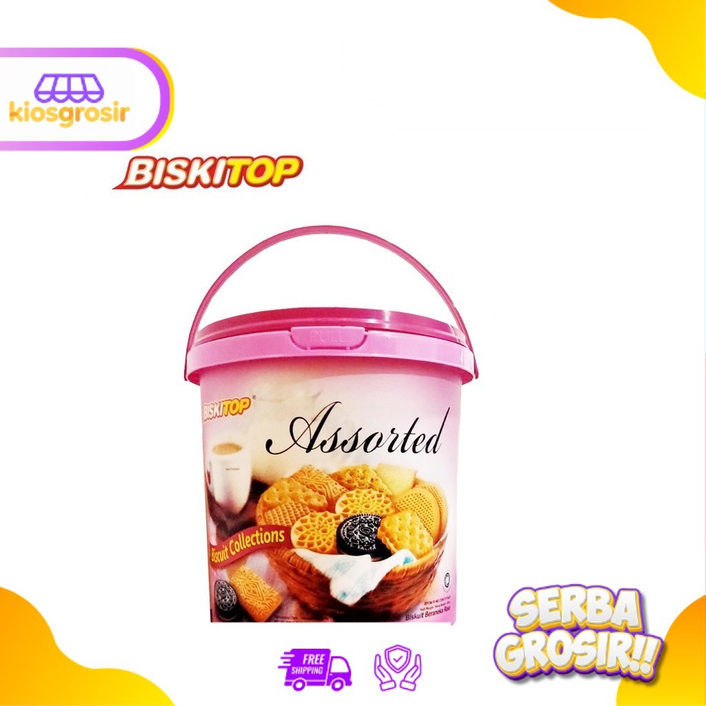 KIOSGROSIR Biskitop Assorted Biscuit Collections 400 gr Handle Toples