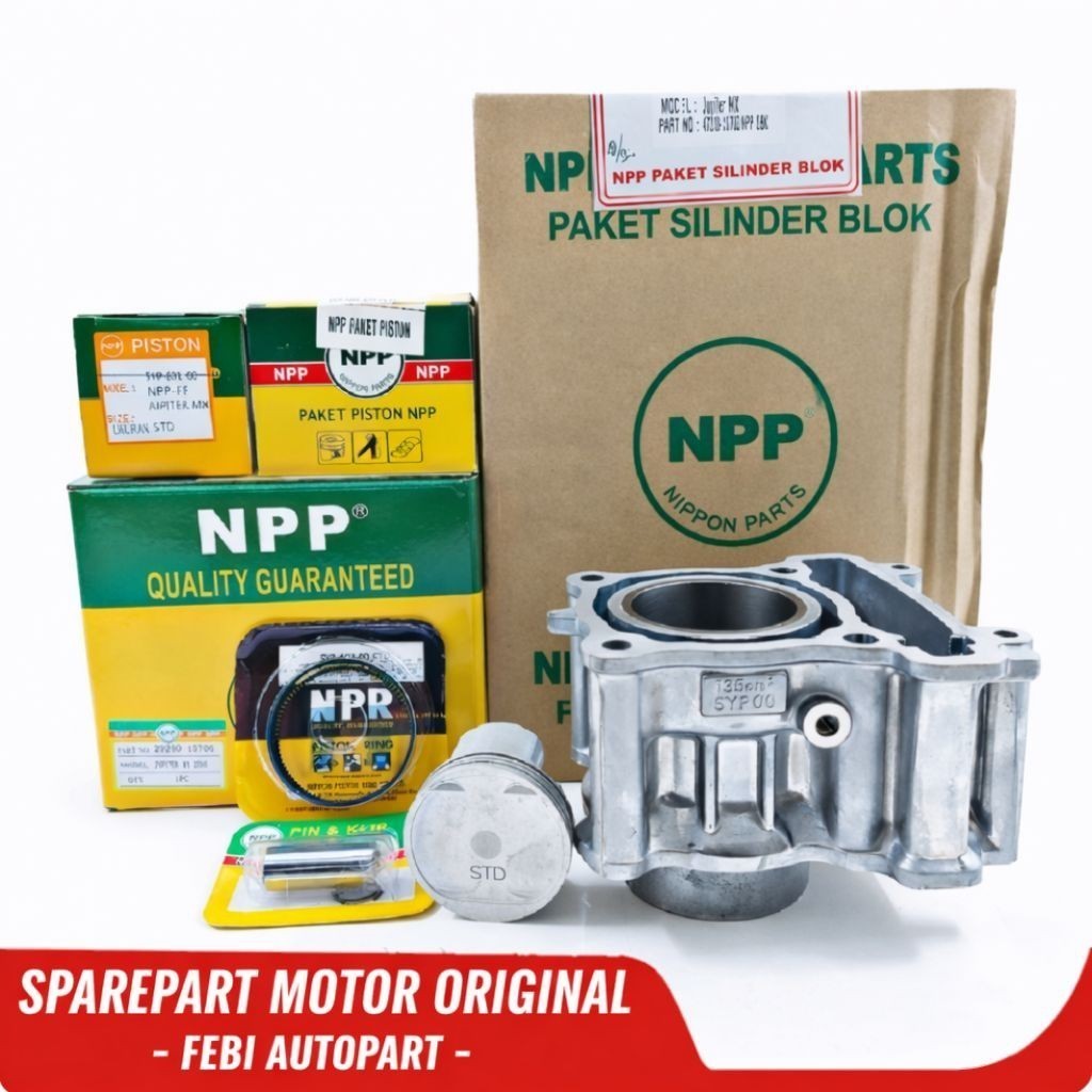 BLOK SEHER KIT KOMPLIT DAN PISTON KIT JUPITER MX 135 NPP JUPITER MX OLD JUPITER MX NEW
