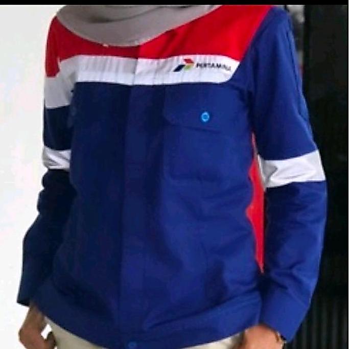 Seragam Spbu Pertamina Pom Bensin Baju Patra Niaga Spbu Pertamina Biru Pom Bensin