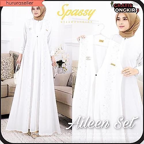 [Ada Jumbo] Aileen Set / Ailen Dres / Aileen Dress / Aileen Gamis Kualitas Terpercaya