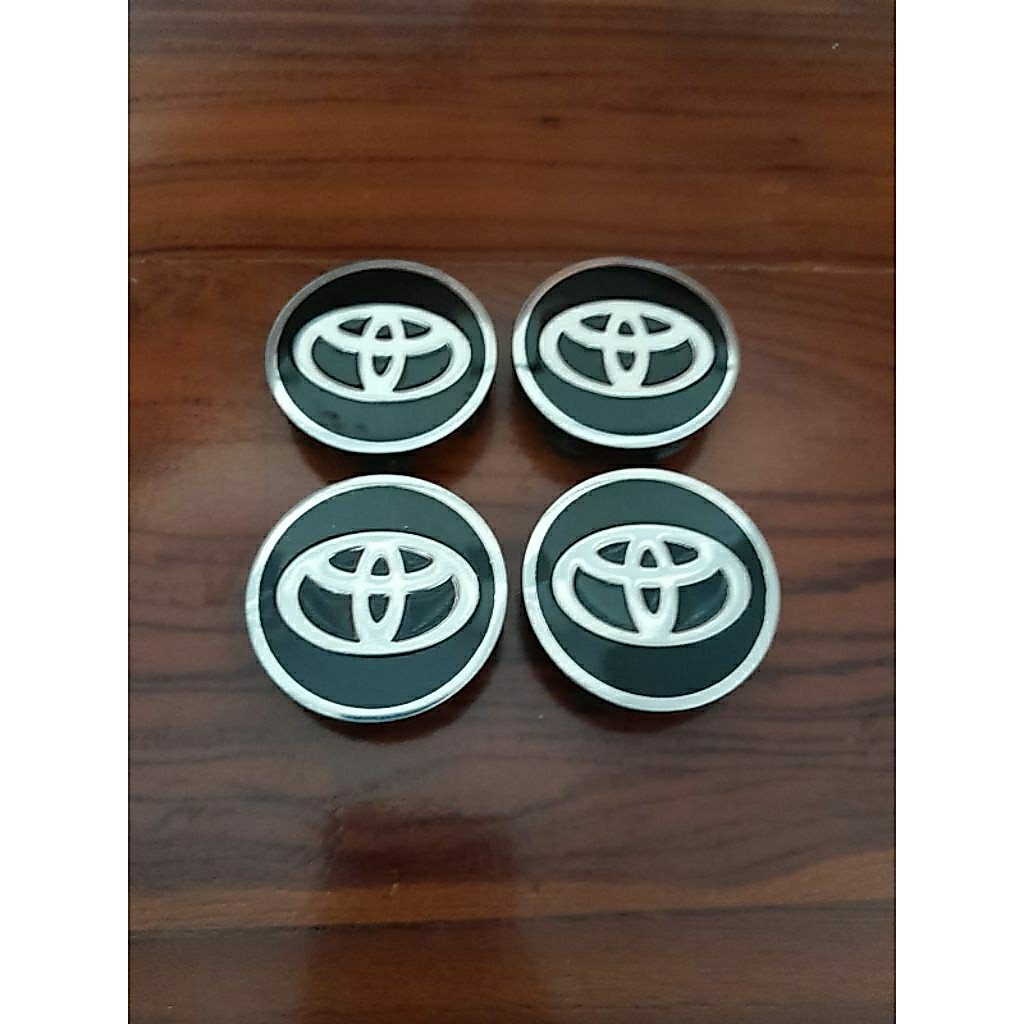 Dop roda penutup pelek mobil Toyota Calya,Agya logo chrome