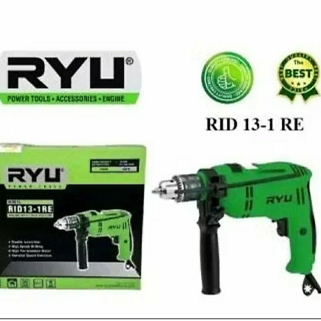 mesin bor RYU  impact drill RID13-1RE RYU
