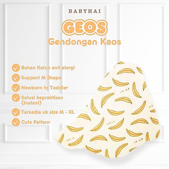 DISKON BABY HAI Geos - Gendongan Kaos 2 Lapis Anti Ribet