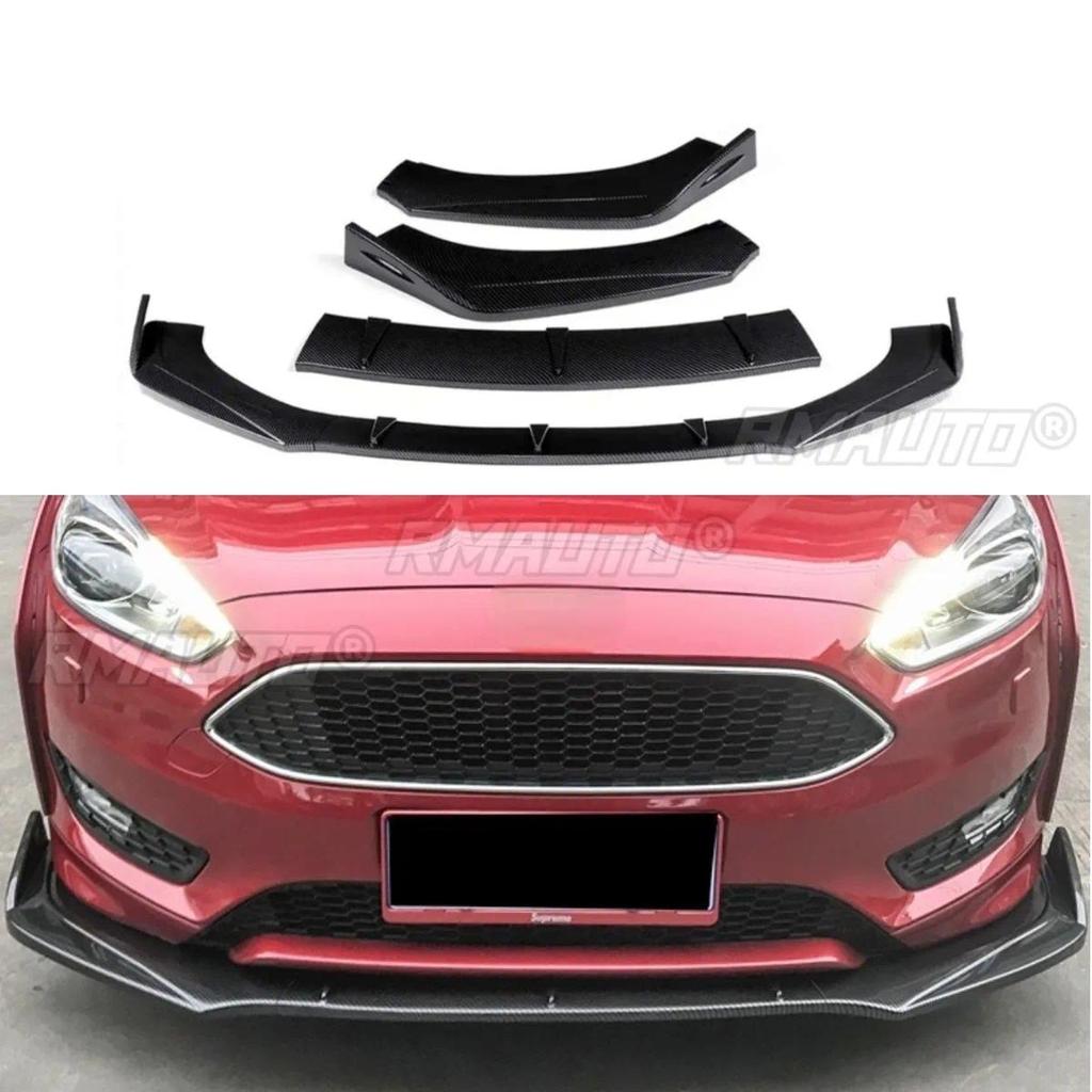 For Ford Focus 2015-2017 Car Accessories For Ford Focus Car Front Bumper Lip Splitter ffuser Spoiler