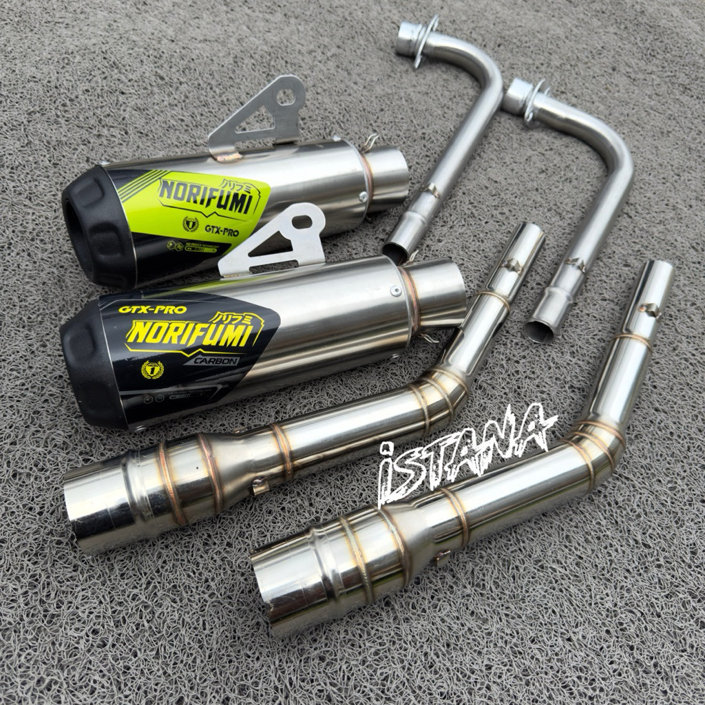 gtx honda Knalpot Norifumi GTX RBT trail kharisma Supra Vega Revo jupiter smash Shogun Kirana Blade 