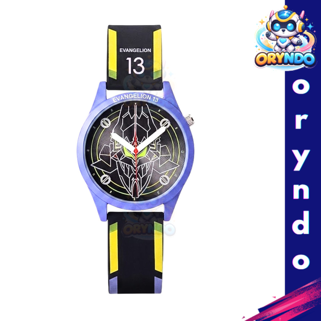 Jam Tangan Evangelion Weart Art Wearable Watch Rei Asuka Shinji Koleksi Blind Box Original