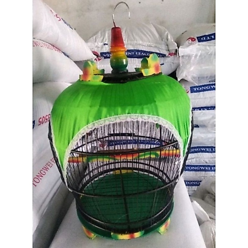SANGKAR BURUNG DERKUKU TEKUKUR PERKUTUT KAIN