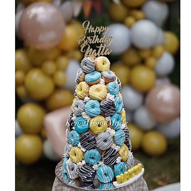 Donat Tower / Donat Ulang Tahun / Custom Donat Tower