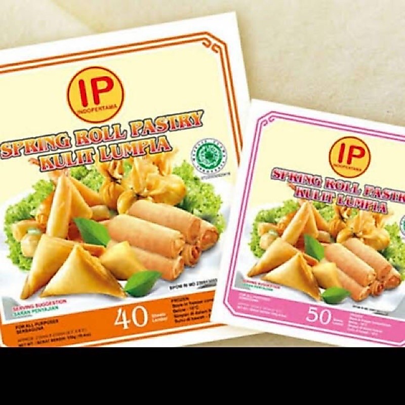 kulit lumpia indopertama / Ip spring roll pastry isi 50 biji oriental home/ kulit lumpia Ip