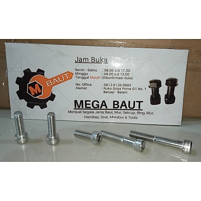 Baut L Stainless M 6 x 40 S304 6x40