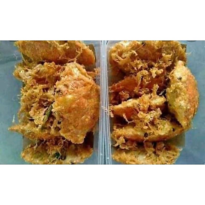 Kepiting buntel isi telur kepiting isi 5 sudah digoreng