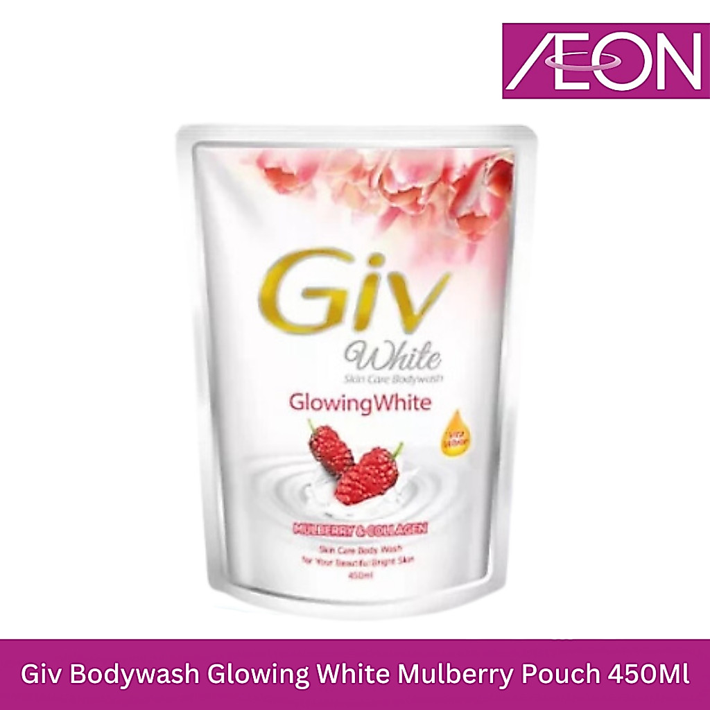 Giv Bodywash Glowing White Mulberry Pouch 400Ml