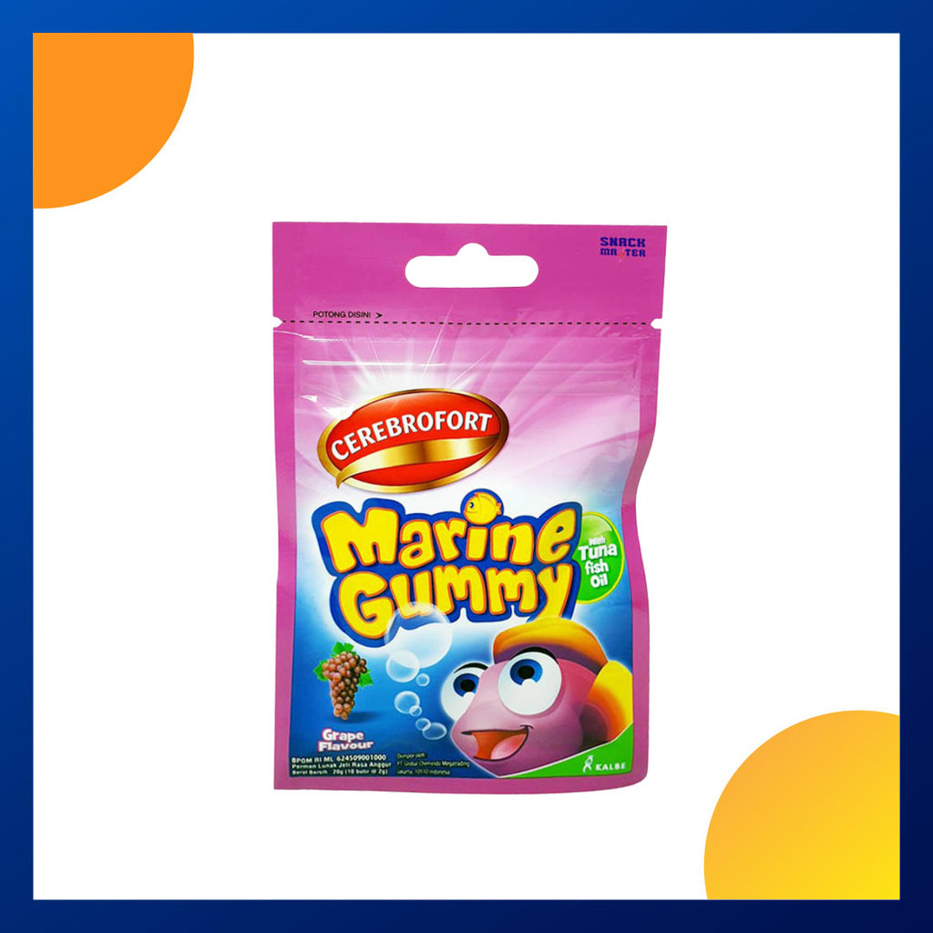 Cerebrofort Marine Gummy Grape 20 Gram Sachet