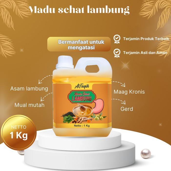 madu lambung kronis herbal 1kg  madu asam lambung al faqih