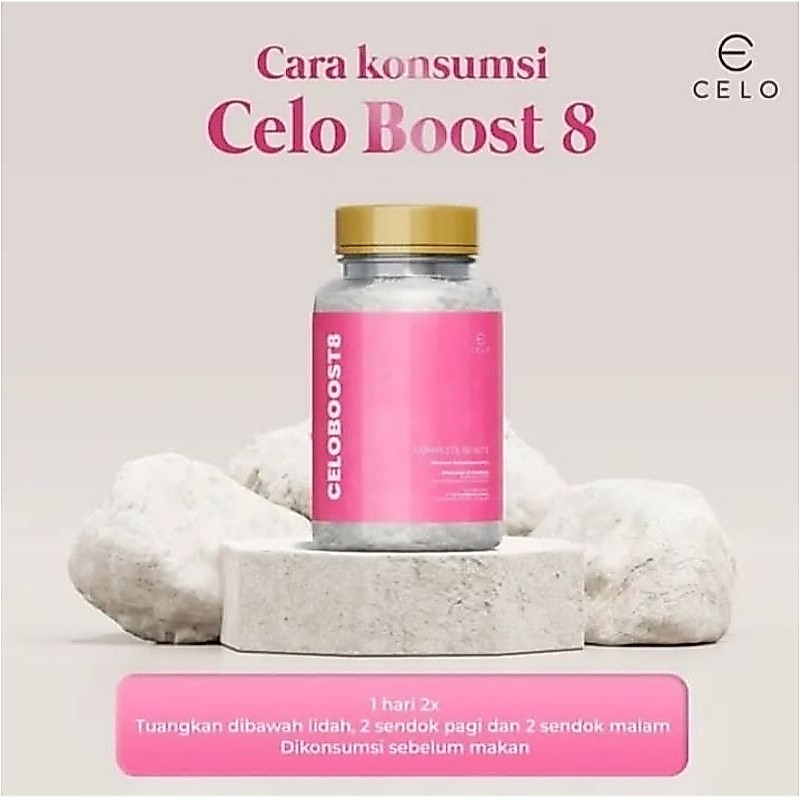 Celo Boost8 Premium Lemon Powder Drink Whitening Booster