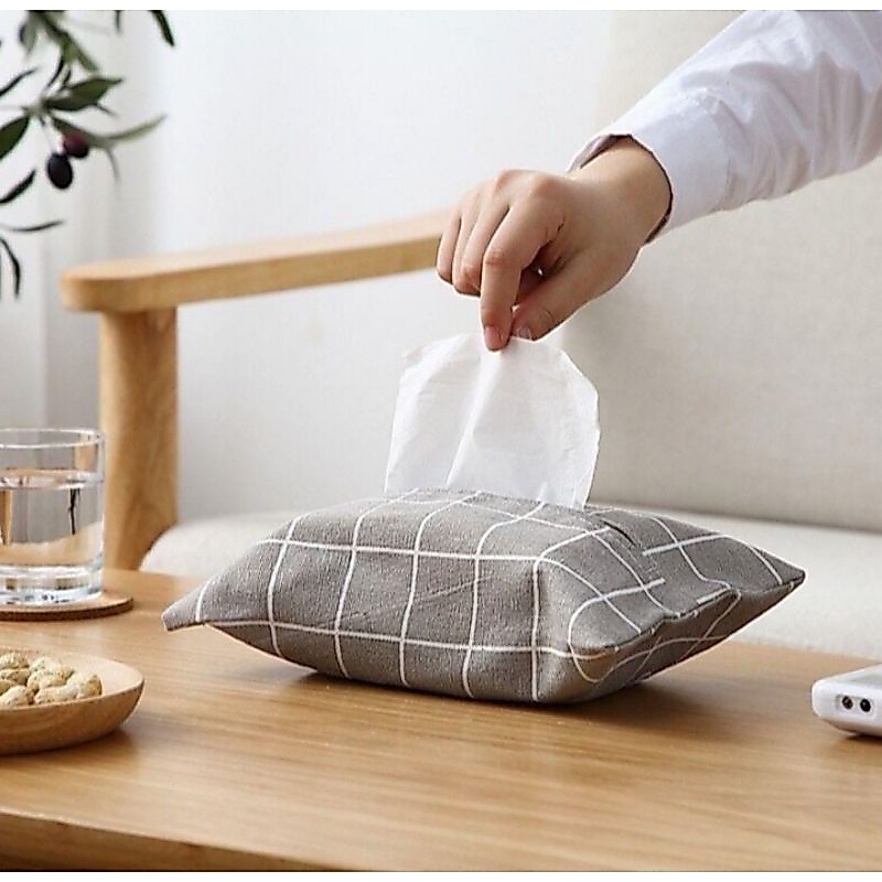 Kotak Tissue / Tempat Tissue Kain / Kotak Tissue Kain Murah