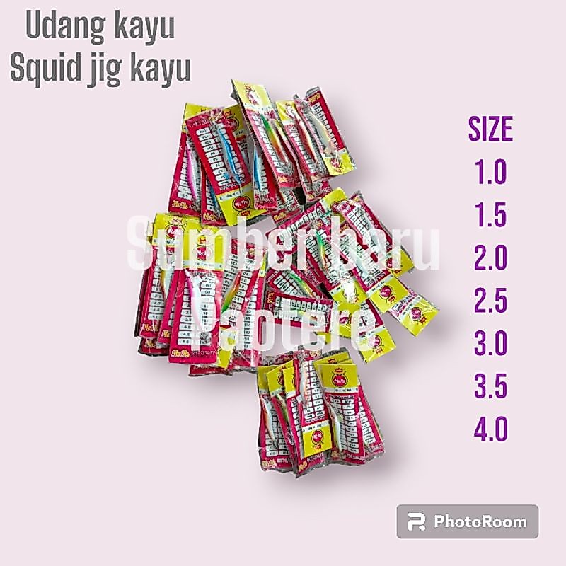 Umpan udang kayu kayu umpan cumi