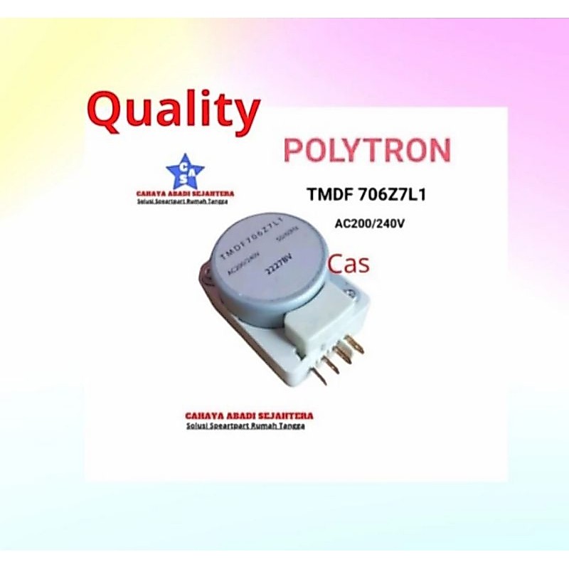 Timer kulkas dua pintu polytron (Baru)