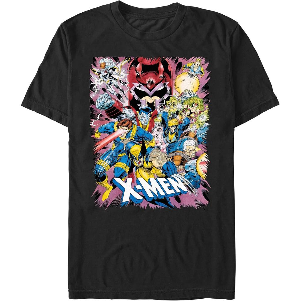 Kaos Pelindung Lengan Pendek T-Shirt Marvel Motif X-Men Unisex Big Size Terlaris