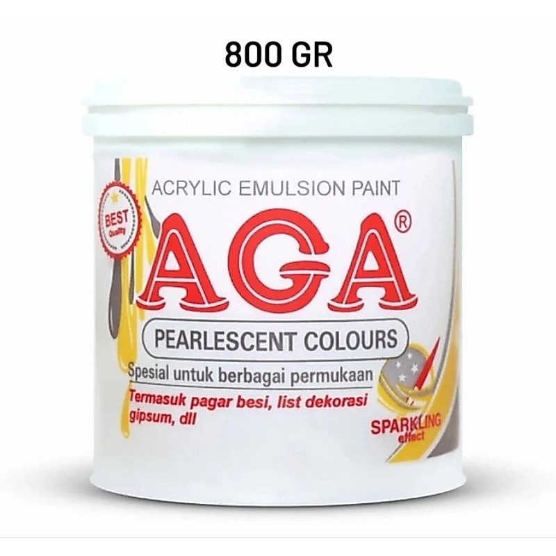 CAT AGA PEARLESCENT- AGA EMAS-AGA METALIK- AGA METALIC 800GR