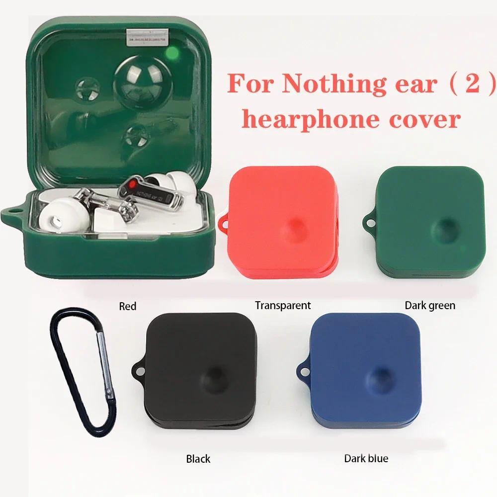 For Nothing ear 2 3 Case Solid Color Silicone Bluetooth Earphone Cover for Nothing ear Shockproof he