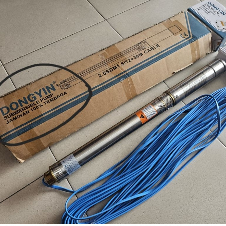Pompa Air Celup Satelit 2,5inc 180watt Cap 30mtr 0,25HP Nasional MC Dabavon Dongyin