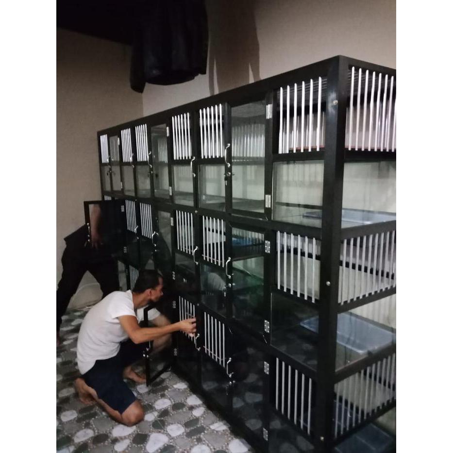 PROMO Kandang kucing aluminium 9 kamar bandung