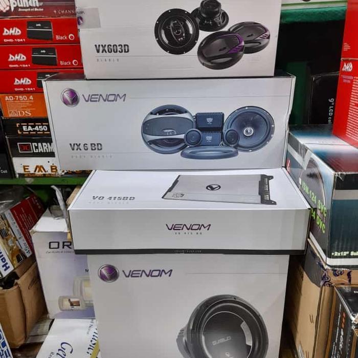 1 paket audio mobil venom baru
