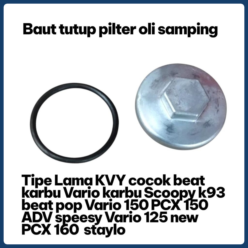 baut tutup pilter oli mesin beat vario pcx adv  150 ori SJ PARTS