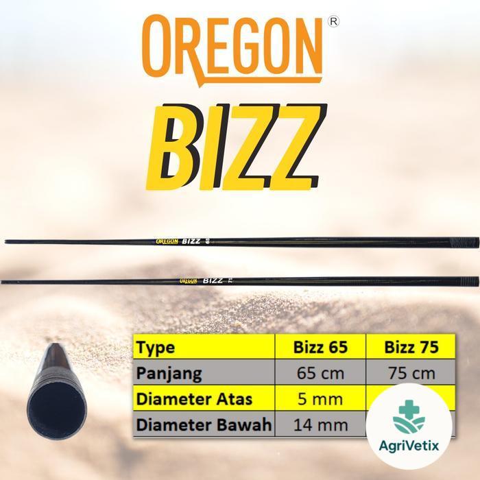 Gagang Joran Carbon Oregon Bizz  65cm 75cm - 75cm