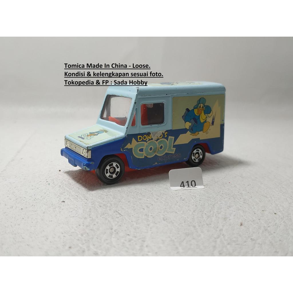 Tomica Disney Funny Truck Donald Cool Express Isuzu Hipac Van Unit Only
