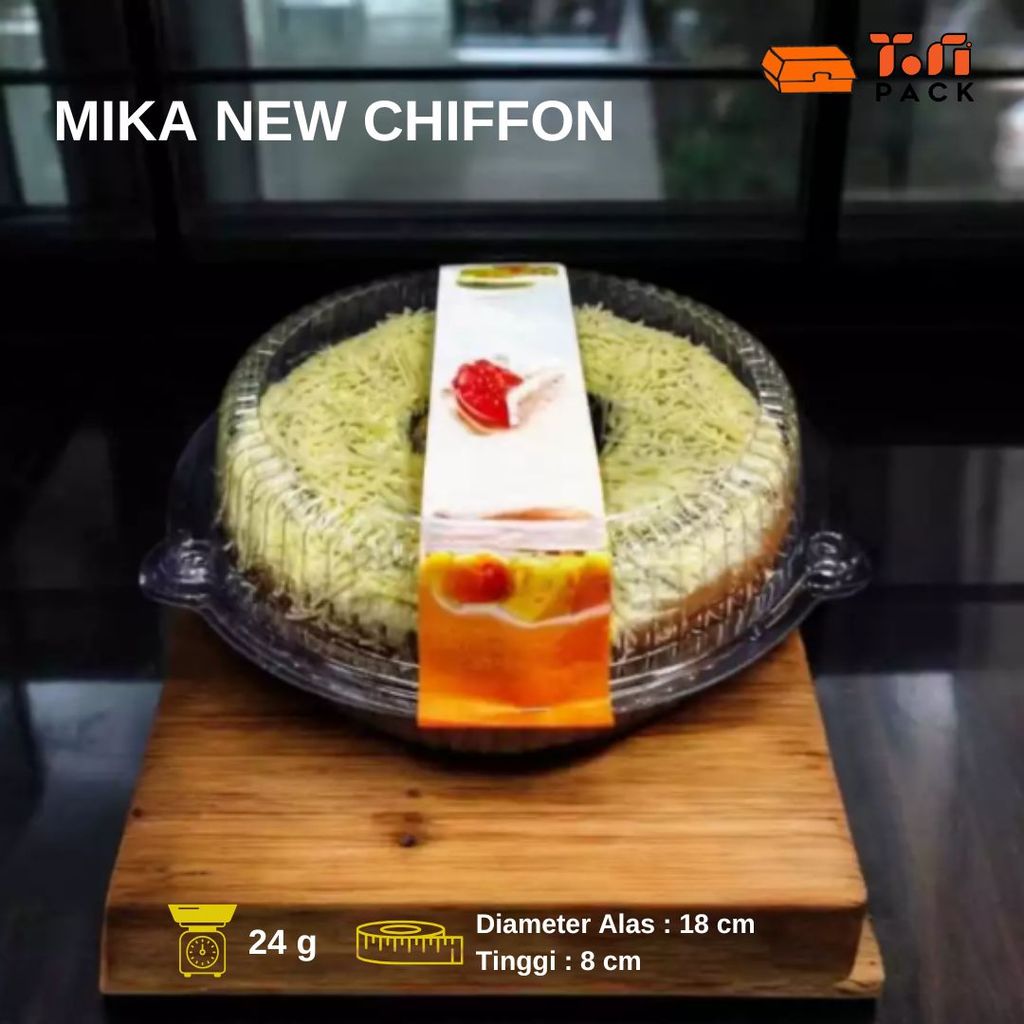 Mika Chiffon Bulat/Mika Bolu Bulat 18 cm