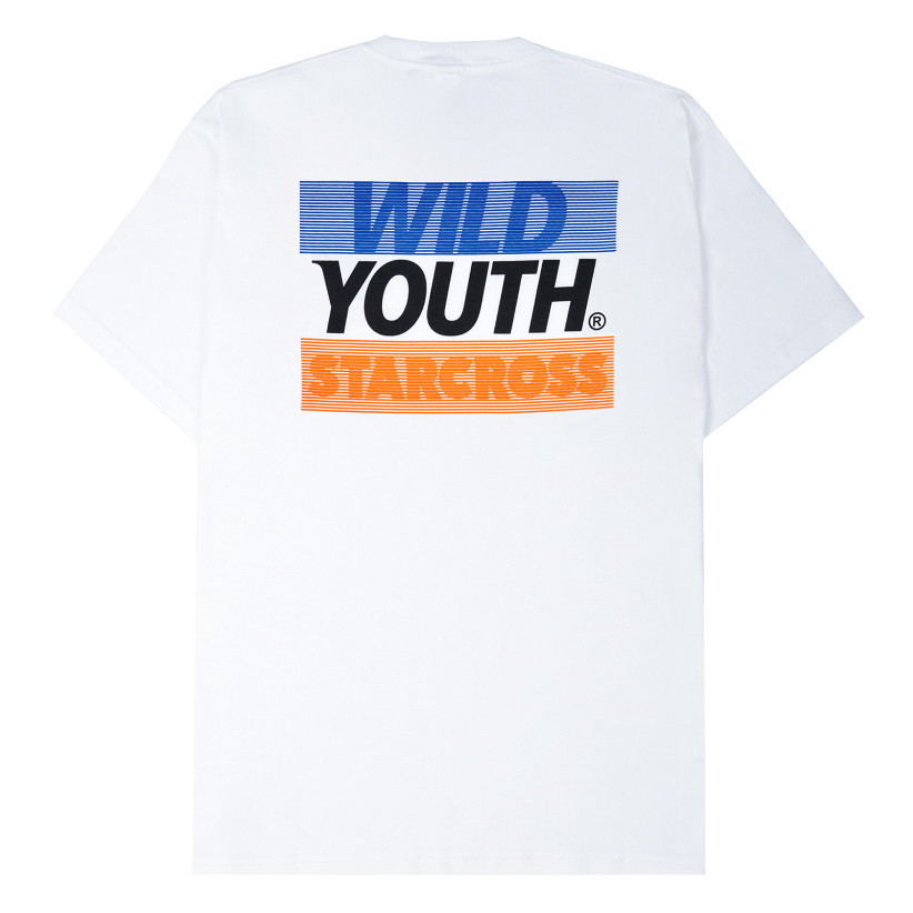 STARCROSS Kaos Pria - STRIPLINE - White Original 100% Katun