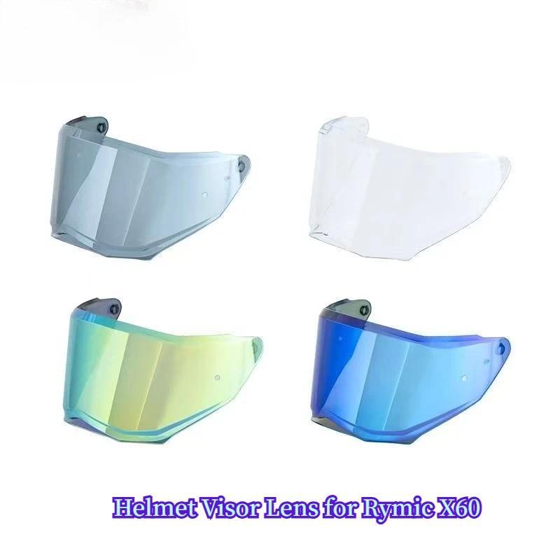 Motorcycle Helmet Visor Lens for Rymic X60 Replace Anti-UV Anti-Scrat Dustproof Wind Shield Casco Ca