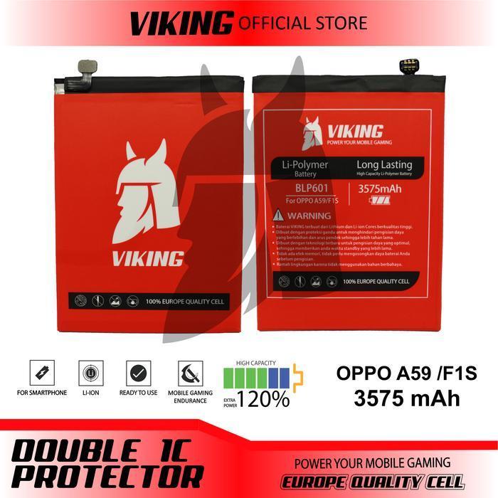 Viking Baterai Oppo F1S A59 Blp601 Double Power