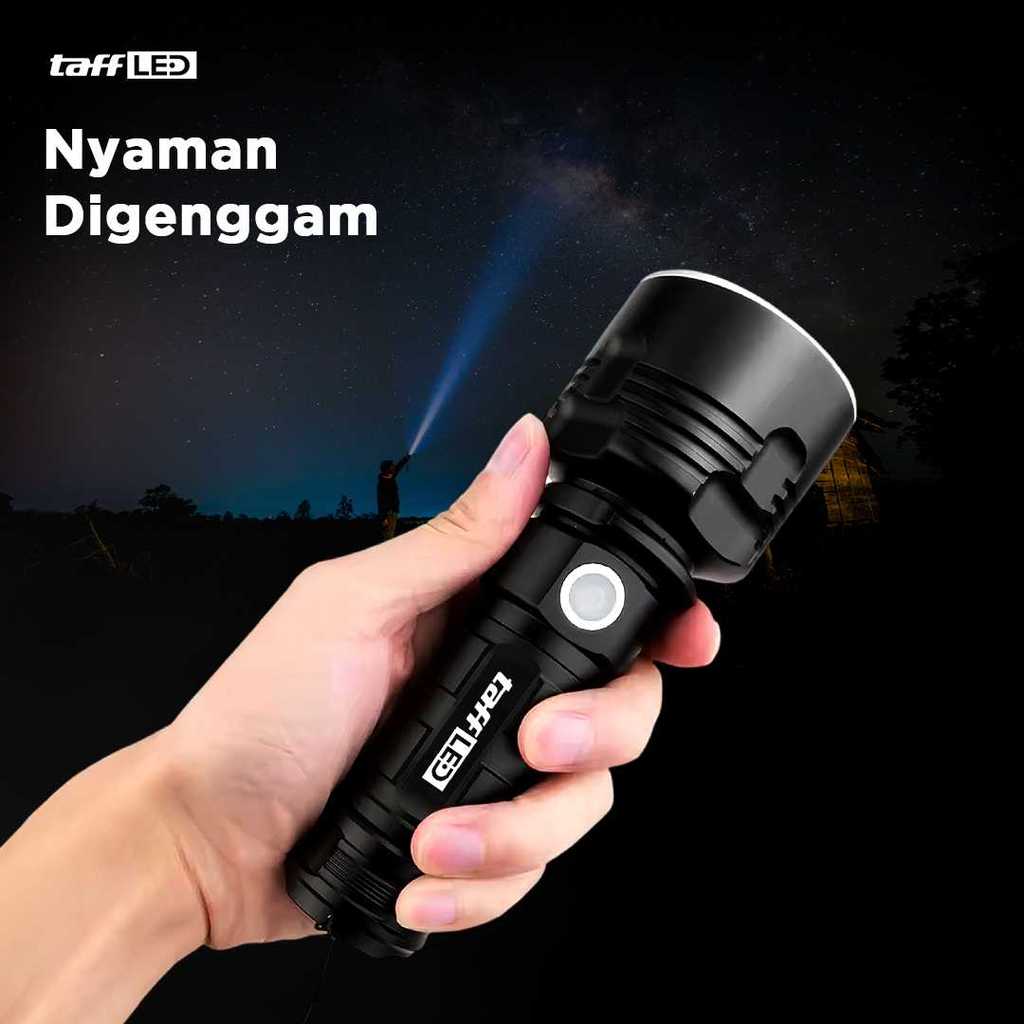 Senter LED USB Rechargeable P70 50W 1000 Lumens - XLM-P70