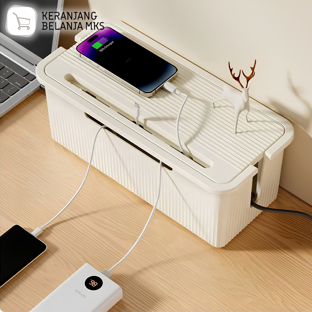Kotak Organizer Manajemen Kabel Charger Box