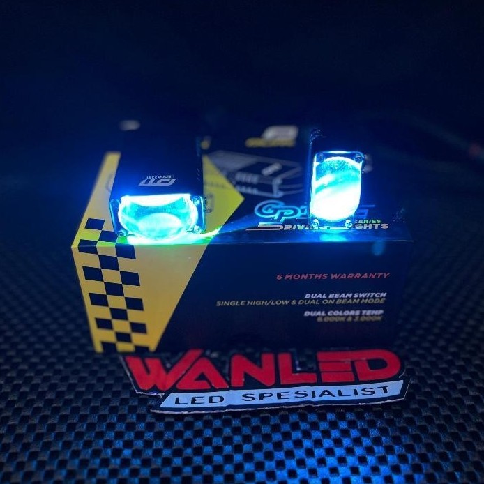 Duromoto GP1 DE ( putih kuning di lengkapi demon ice blue )