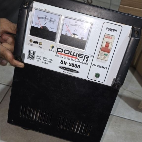 stabilizer travo voltase listrik power lite 5000
